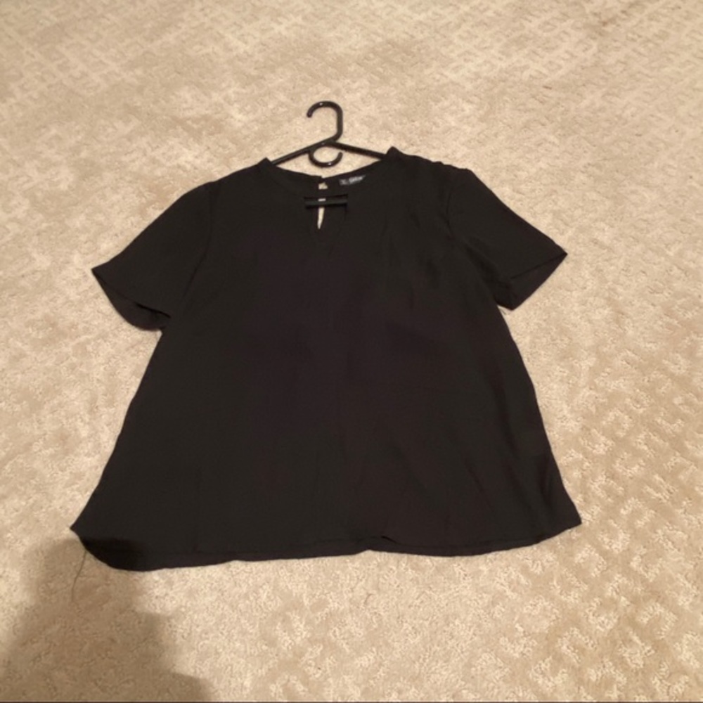 Black Top with Cut Out